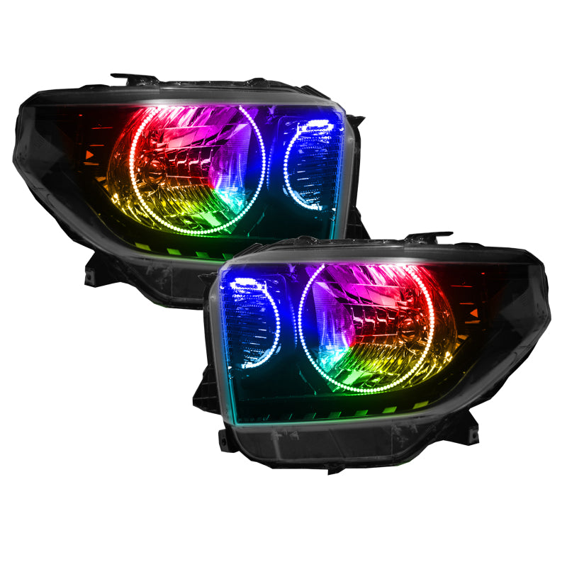 Oracle 14-17 Toyota Tundra SMD HL - Dual Halo Kit - ColorSHIFT w/o Controller SEE WARRANTY - 7204-334