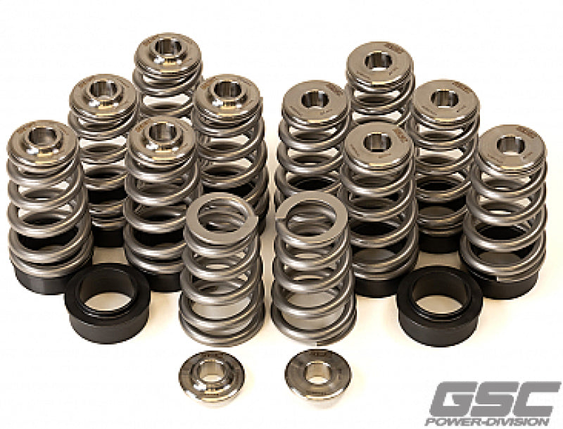 GSC P-D Toyota G16E Conical Valve Spring and Ti Retainer Kit - 5017
