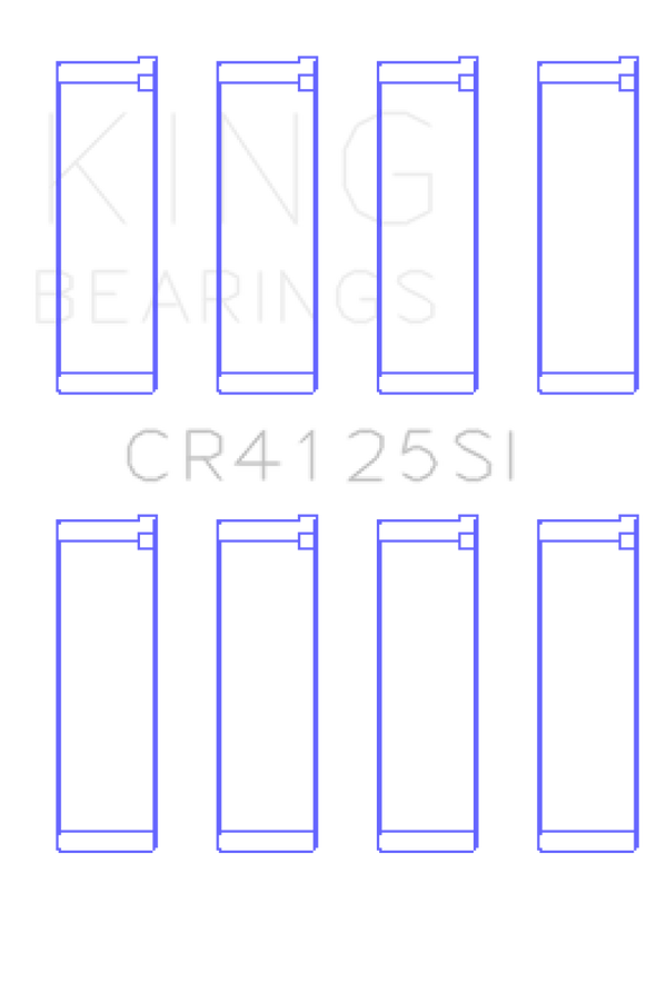 King Subaru EJ20/EJ22/EJ25 (Including Turbo) (Size STD) Silicone Bi-Metal Alum Rod Bearing Set - CR4125SI