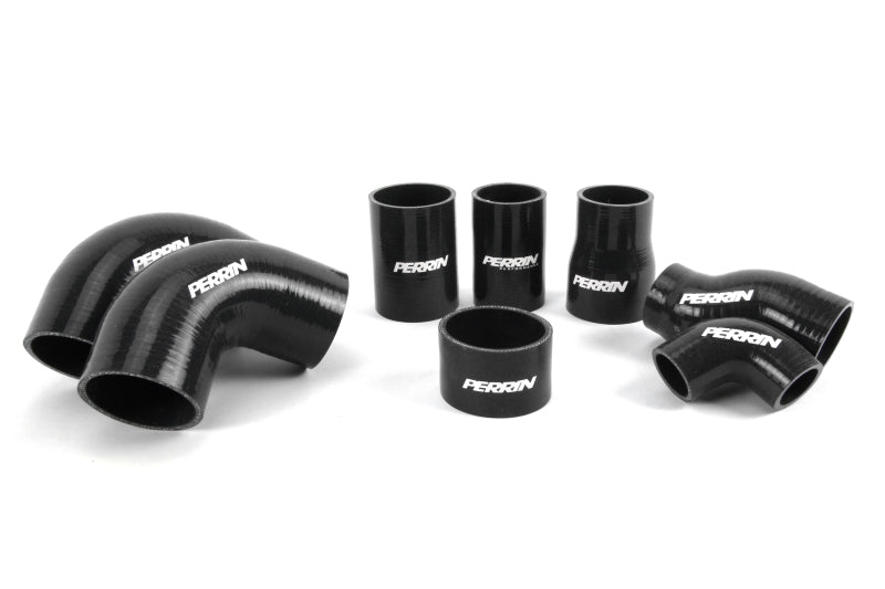 PERRIN 15-21 Subaru STI Front Mount Intercooler Boost Tube Kit - Black - PSP-ITR-438-3BK