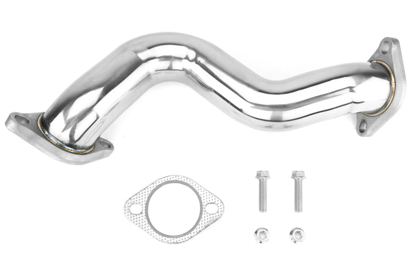 Invidia 12+ Subaru BRZ / Scion FR-S Over-Pipe (one piece bended) - HS12SSTOPP for 2013-2020 Subaru BRZ - front view