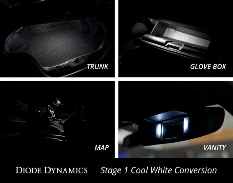 Diode Dynamics Mustang Interior Light Kit 15-17 Mustang Stage 1 - Blue - DD0221