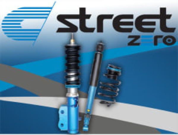 Cusco Street Zero-A 05-07 Subaru GDB STi 40-Way Adj FR-Pillow Upr Mnt RR-Rbr Mnt Coilovers No Cancel - 672 61N CN for 2004-20