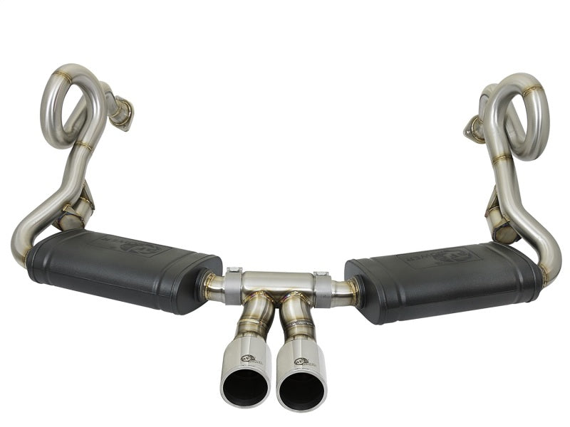 aFe MACHForce-Xp 2in 304 SS Cat-Back Exhaust w/Polished Tips 13-16 Porsche Boxster/Cayman 2.7L/3.4L - 49-36415-P