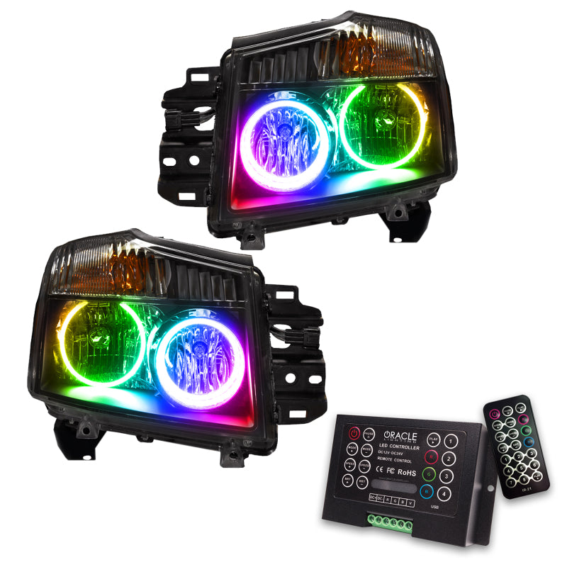 Oracle 08-15 Nissan Titan SMD HL - ColorSHIFT w/ 2.0 Controller SEE WARRANTY - 7173-333