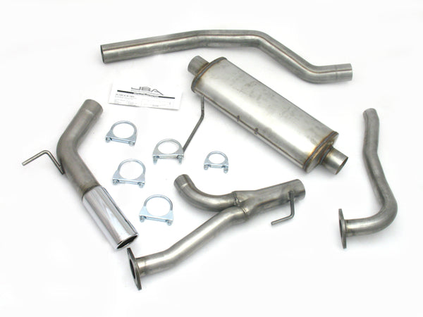 JBA 04-15 Nissan Armada 5.6L 409SS Pass Side Single Exit Cat-Back Exhaust - 40-1405 for 2005-2015 Nissan Armada - front view