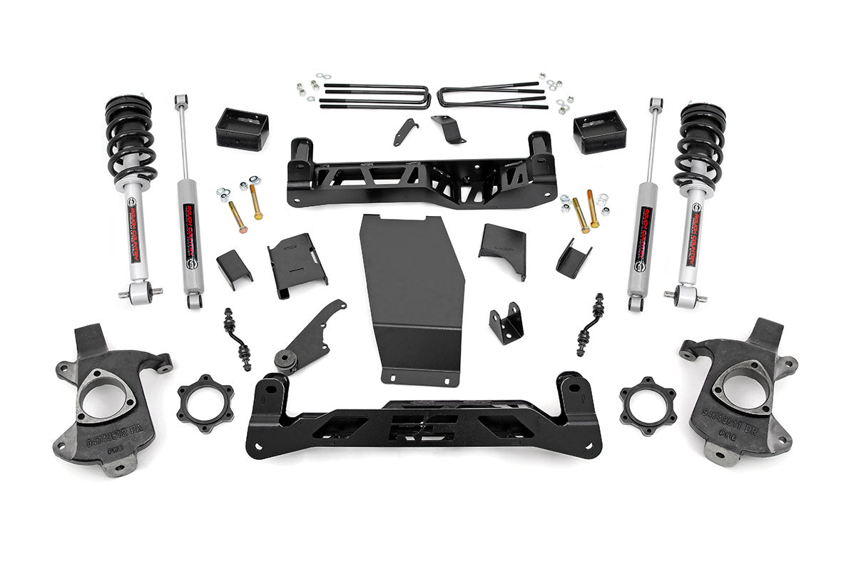 5 Inch Lift Kit | Alum/Stamp Steel | N3 Struts | Chevy/GMC 1500 (14-18 &amp; Classic)