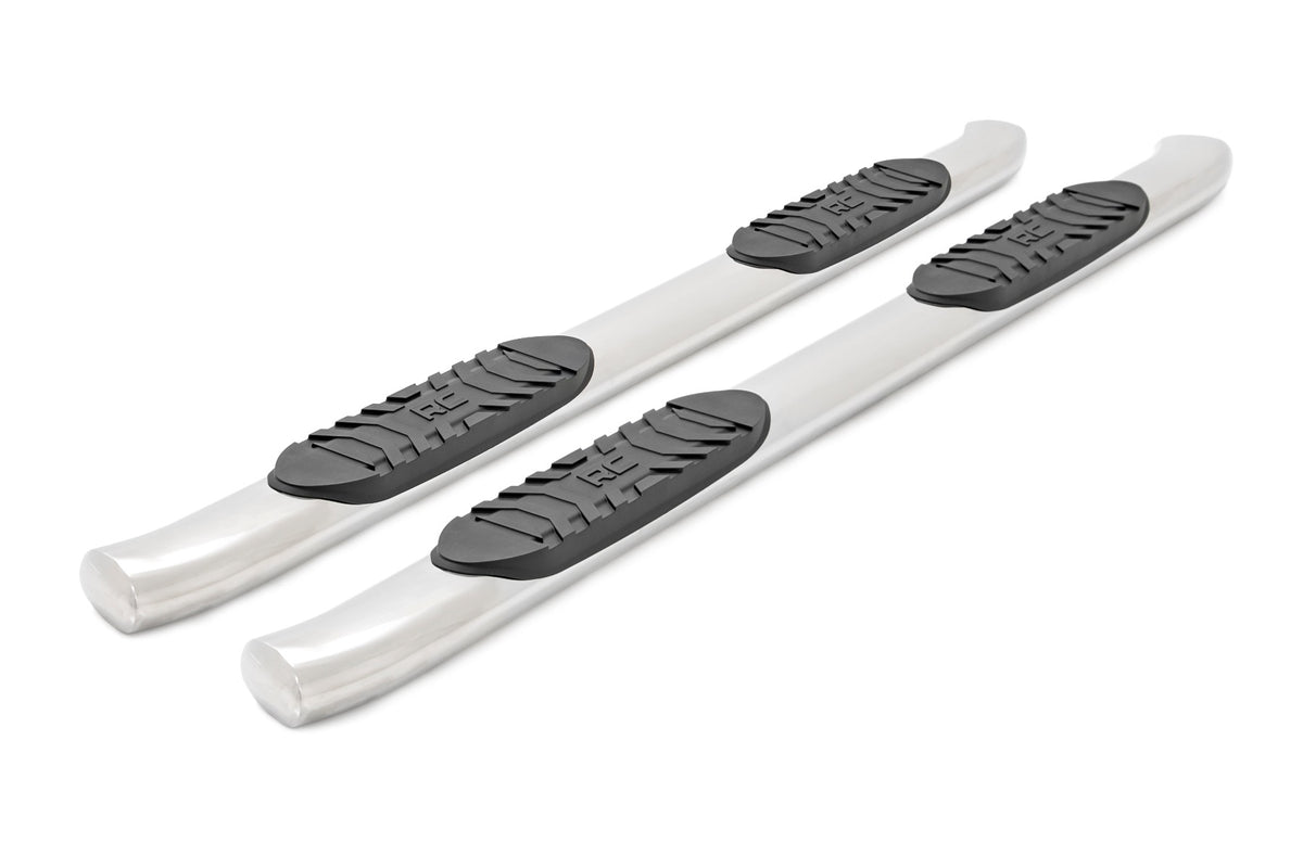Oval Nerf Steps | Stainless | Crew Cab | DEF Tank | Chevy/GMC 1500/2500HD/3500HD (07-19 &amp; Classic)