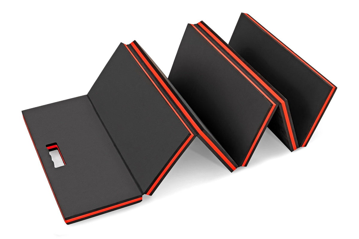 Folding Mechanics Mat | 1.25&quot; Thick EVA Foam | 22 x 55 inches