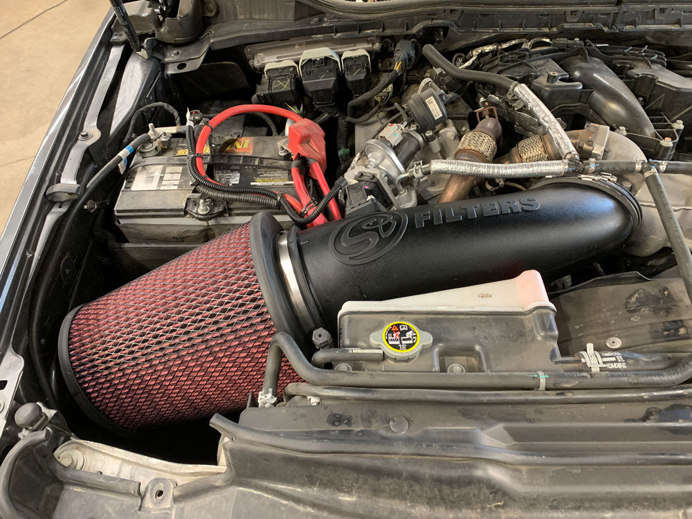 S&amp;B Open Air Intake for 2017-2019 Ford Powerstroke 6.7L - 75-6001
