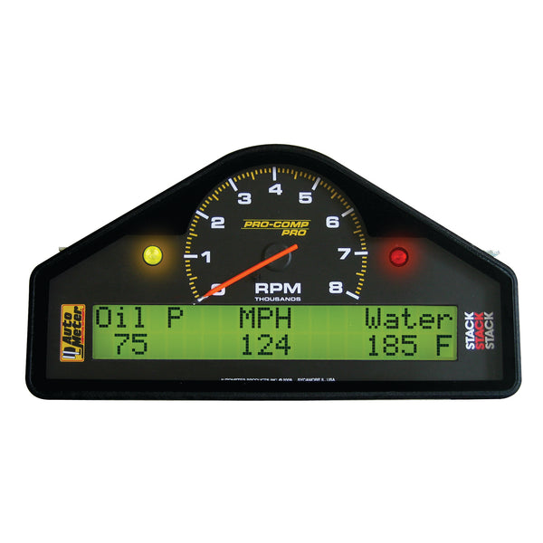 AutoMeter Street Dash Display 8K RPM/MPH/Oilp/Oilt/Wtmp/Volt Pro-Comp - 6002