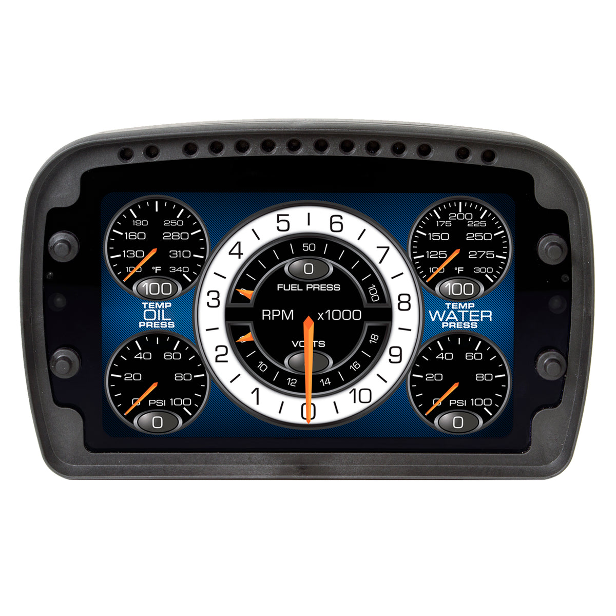 Autometer Racing Instrument Display Color LCD Including Shift and Alarm Lights Datalogging CD7 - 6021