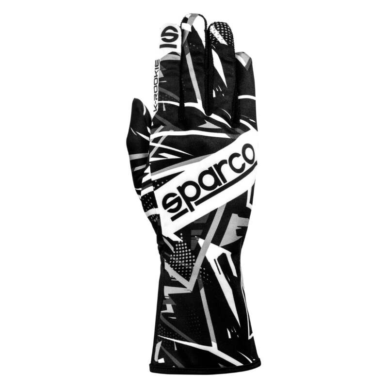 Sparco Glove K-Rookie 7 BLK/WHT - BKG0001B0K06007