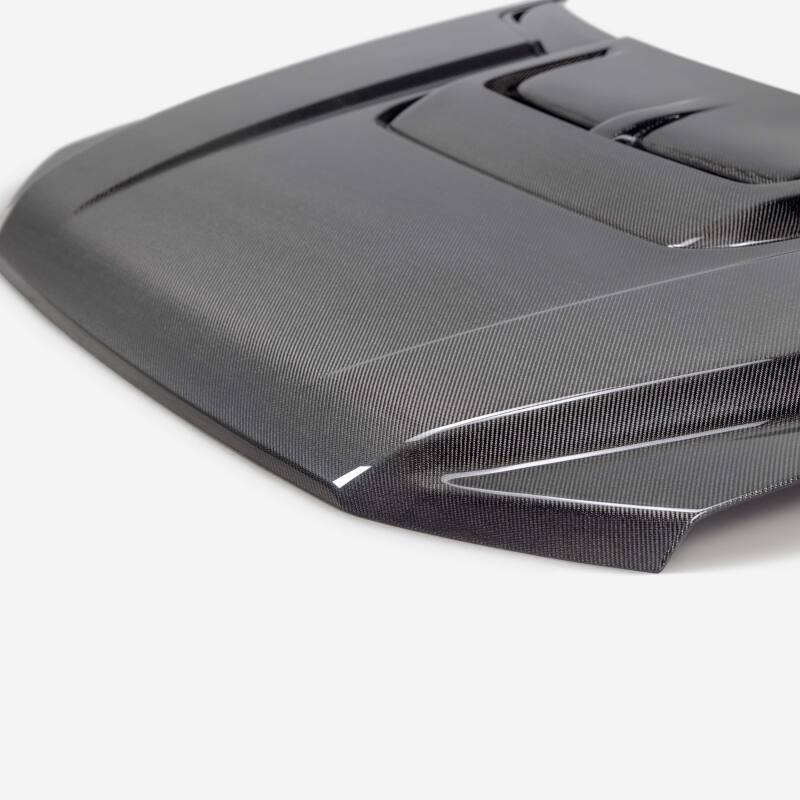 Anderson Composites 21-24 Ford Raptor Type-OE Carbon Fiber Hood - AC-HD21FDRA-OE by Anderson Composites - front view