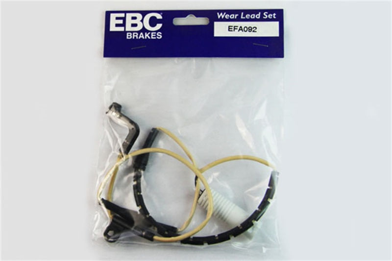 EBC 02-05 BMW 745 4.4 (E65) Rear Wear Leads - EFA092 for 2002-2008 BMW 7 Series - front view