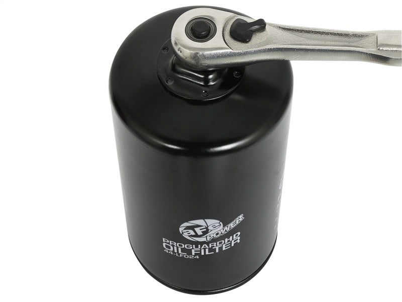 aFe Pro GUARD D2 Oil Filter 11-17 Ford Diesel Trucks V8 6.7L (td) (4 Pack) - 44-LF024-MB