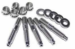 ARP Sport Compact M8 x 1.25 x 57mm Stainless Accessory Studs (8 pack) - 400-8015 by ARP