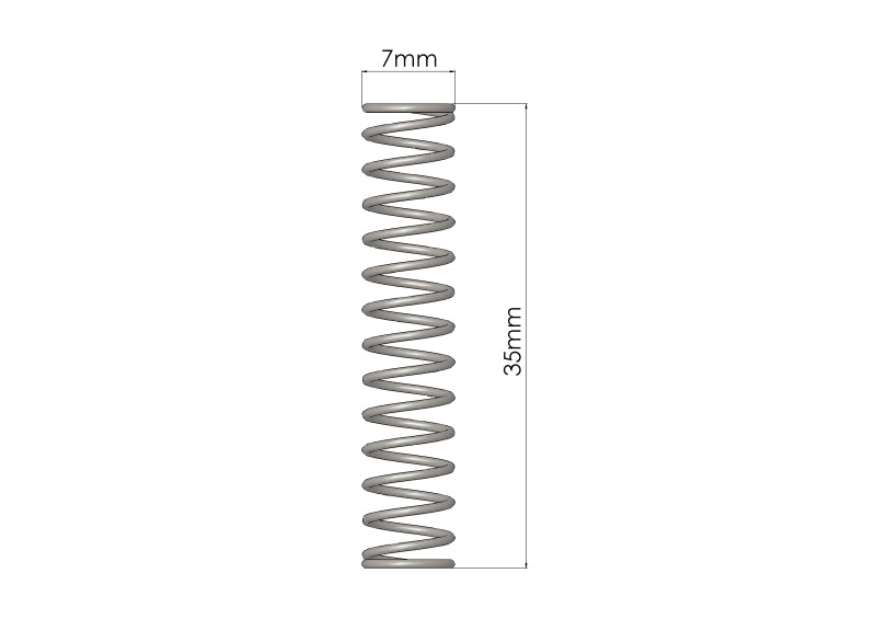GFB Plunger Spring for DV Valve - 6119 by Go Fast Bits - front view