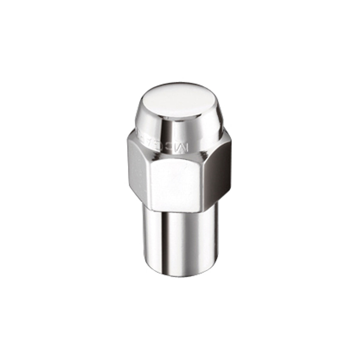 McGard Hex Lug Nut (Reg. Shank - .746in.) M12X1.25 / 13/16 Hex / 1.65in. Length (4-Pack) - Chrome - 61003