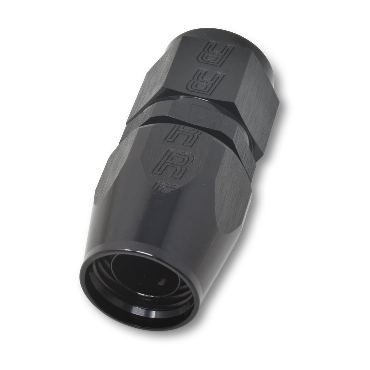 Russell Performance -16 AN Black Straight Full Flow Hose End - 610065