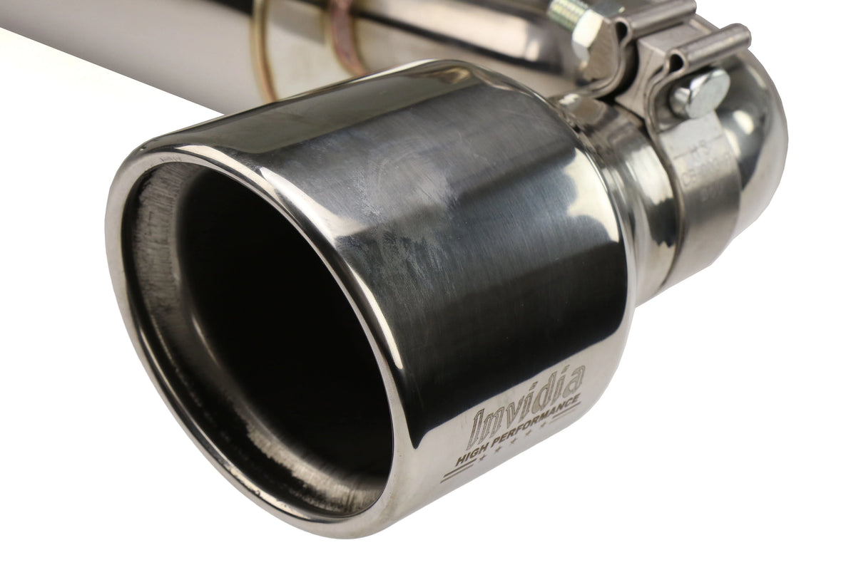 Invidia 09+ 370Z Gemini Rolled Stainless Steel Tip Cat-back Exhaust - HS09N7ZGIS