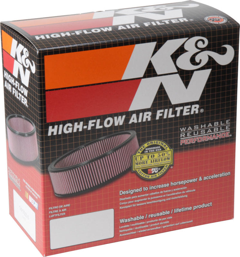 K&N X-Stream Top Filter - Red - Size 9in - 5.125in Neck Flange / 2.75in Height - 66-3150
