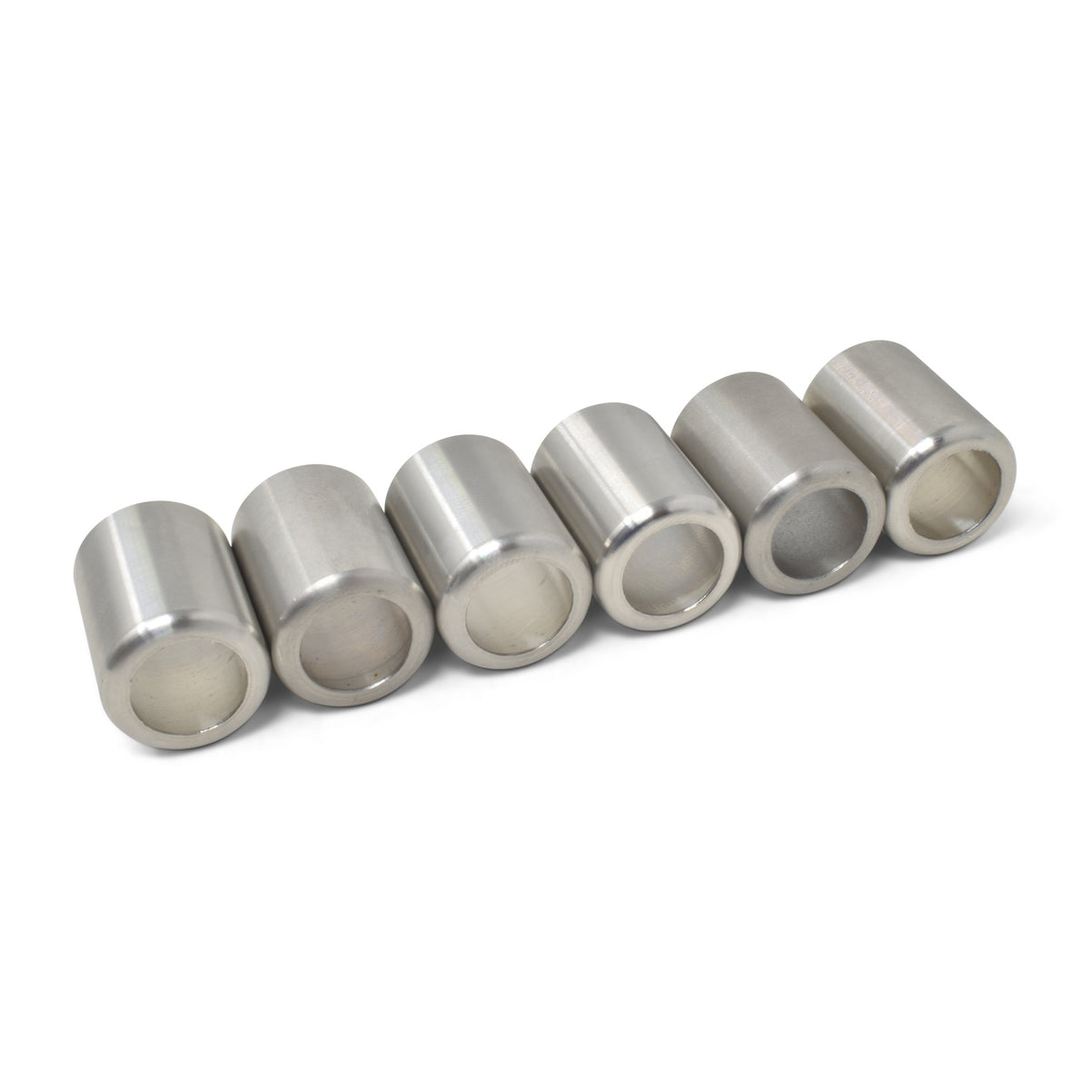 Russell Performance -10 AN Stainless Steel Crimp Collars (O.D. 0.825) (6 Per Pack) - 610382