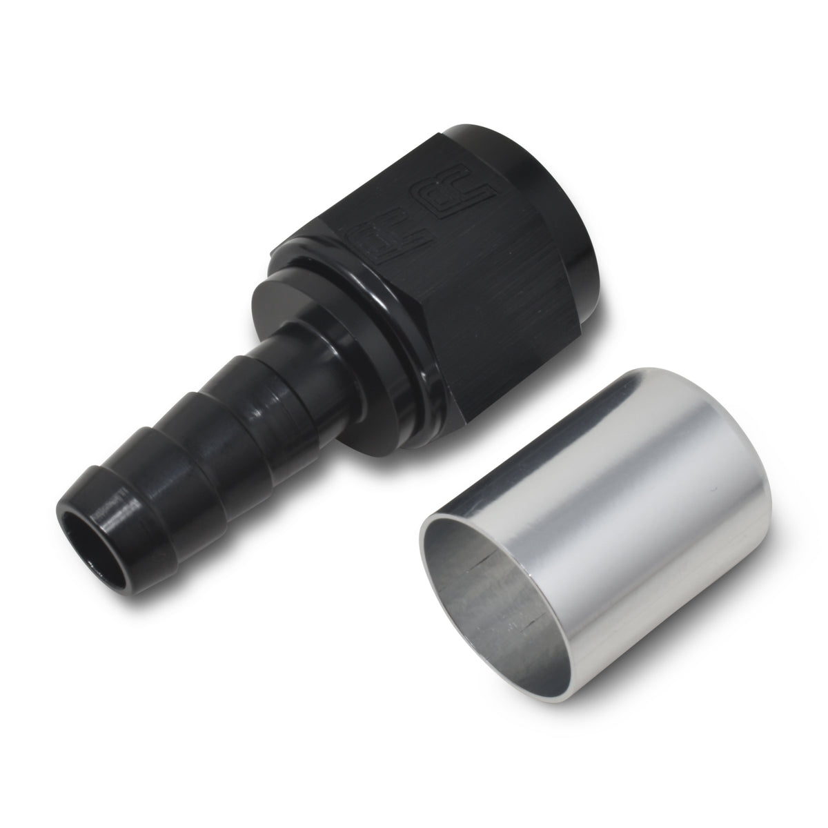 Russell Performance -4 AN Proclassic Crimp Straight End (O.D. 0.450) - 610403