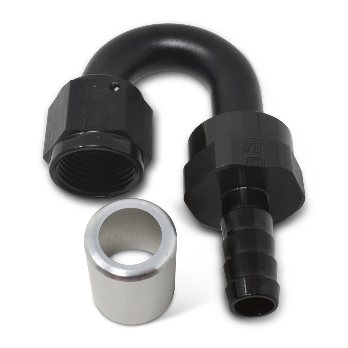 Russell Performance -6 AN Proclassic Crimp 180 Degree End (O.D. 0.600) - 610513