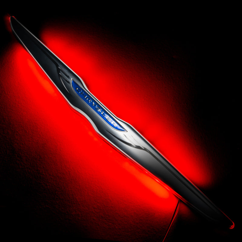 Oracle Chrysler Illuminated LED Sleek Wing - Red SEE WARRANTY - 3019-003