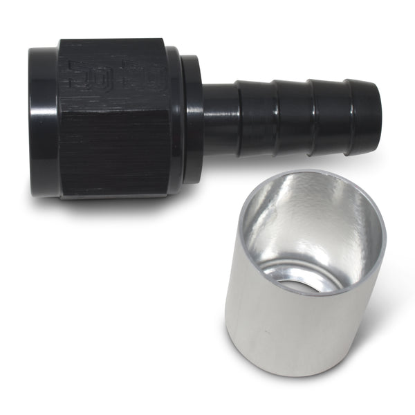 Russell Performance -10 AN Proclassic Crimp Straight End (O.D. 0.825) - 610583 - front view