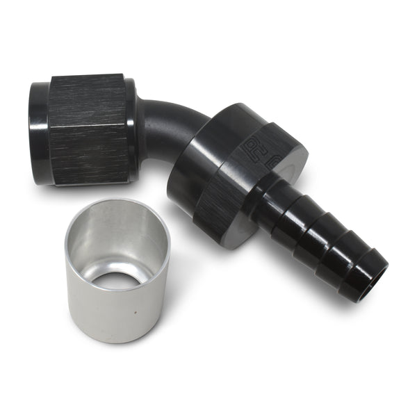 Russell Performance -10 AN Proclassic Crimp 45 Degree End (O.D. 0.825) - 610593 - front view