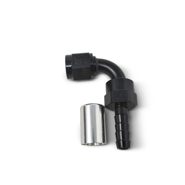 Russell Performance -10 AN Proclassic Crimp 90 Degree End (O.D. 0.825) - 610603 - front view