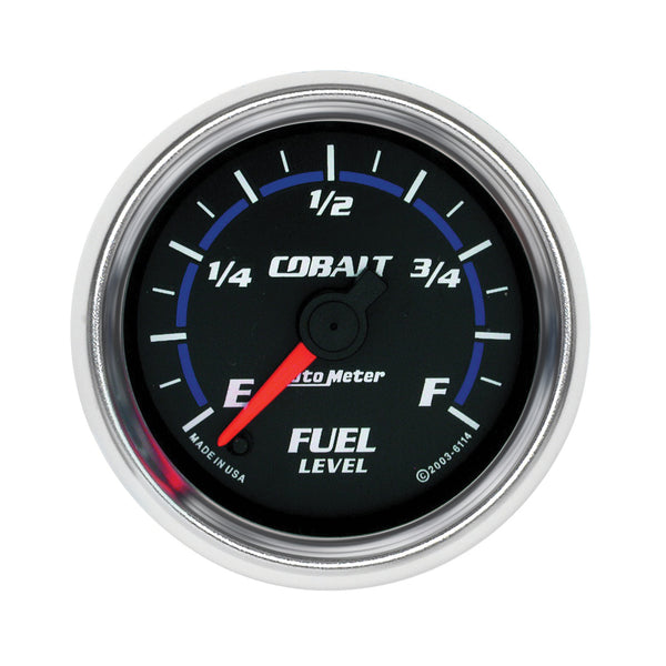 Autometer Cobalt 52mm E-F FSE Fuel Level Gauge - 6114