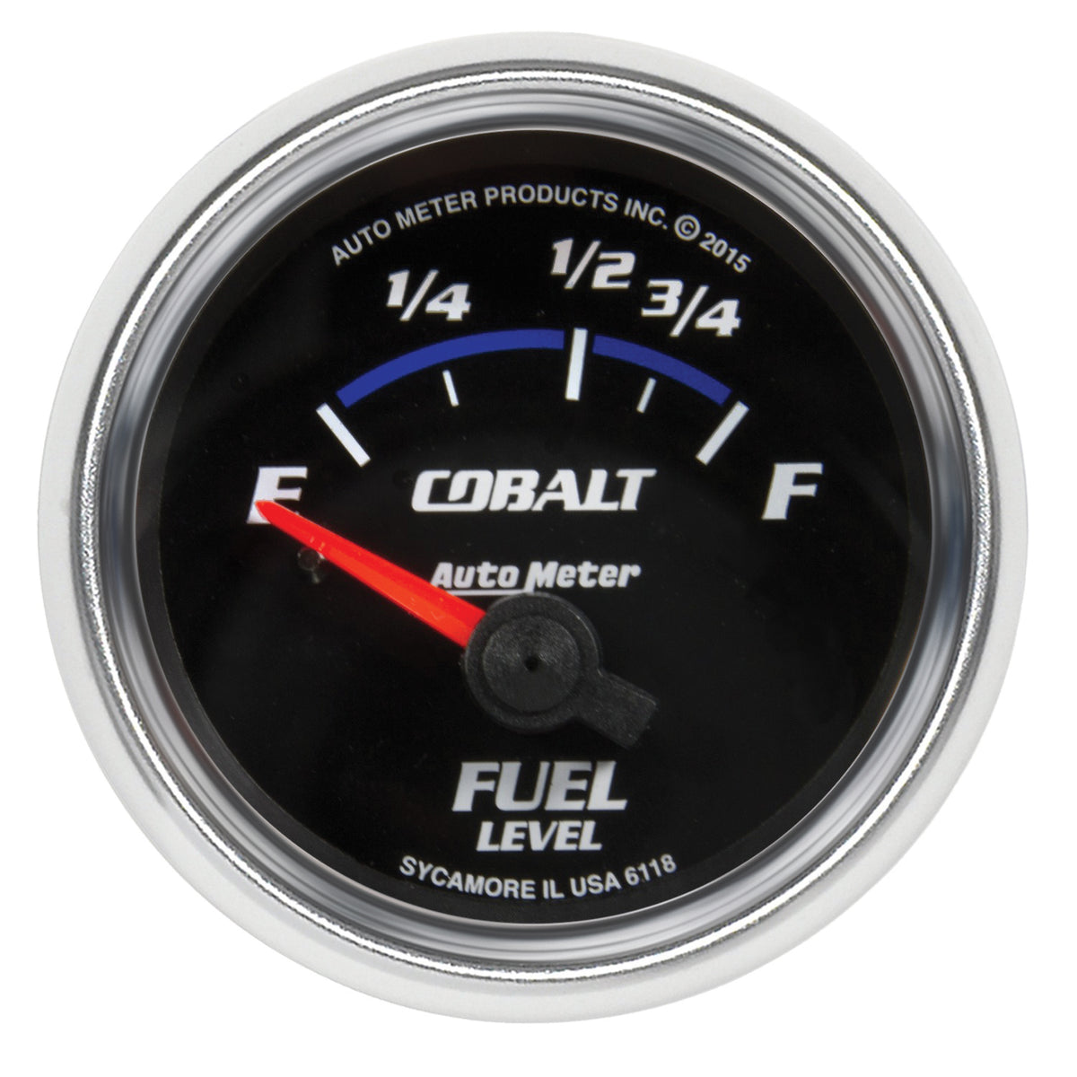 Autometer Cobalt Gauge Fuel Level 2 1/16in 16e To 158f Elec Cobalt - 6118