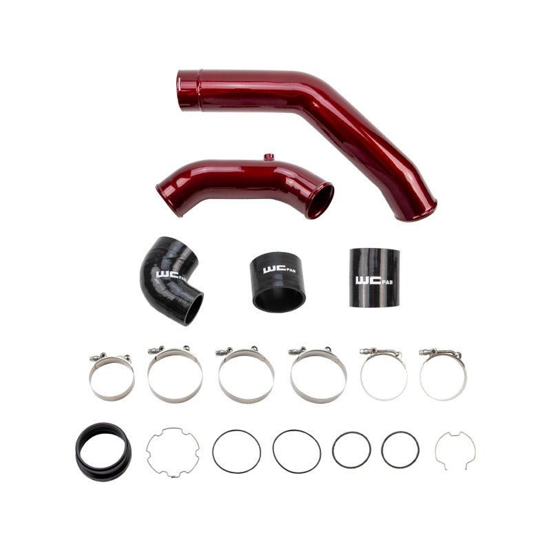 Wehrli 17-25 Ford Power Stroke 6.7L High Flow Intercooler Pipe Kit - Bengal Blue - WCF100297-BB