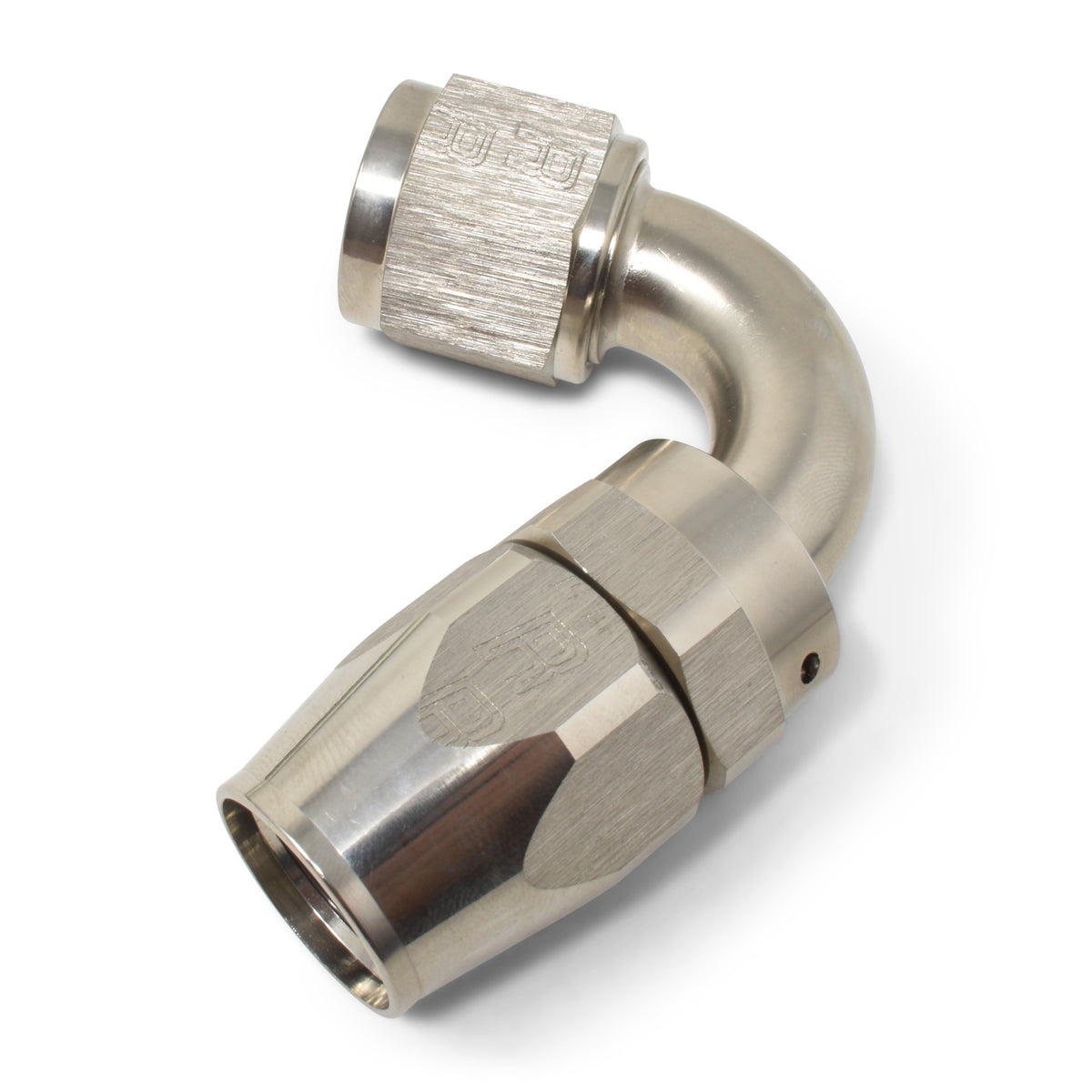 Russell Performance -10 AN Endura 120 Degree Full Flow Swivel Hose End (With 15/16in Radius) - 613421