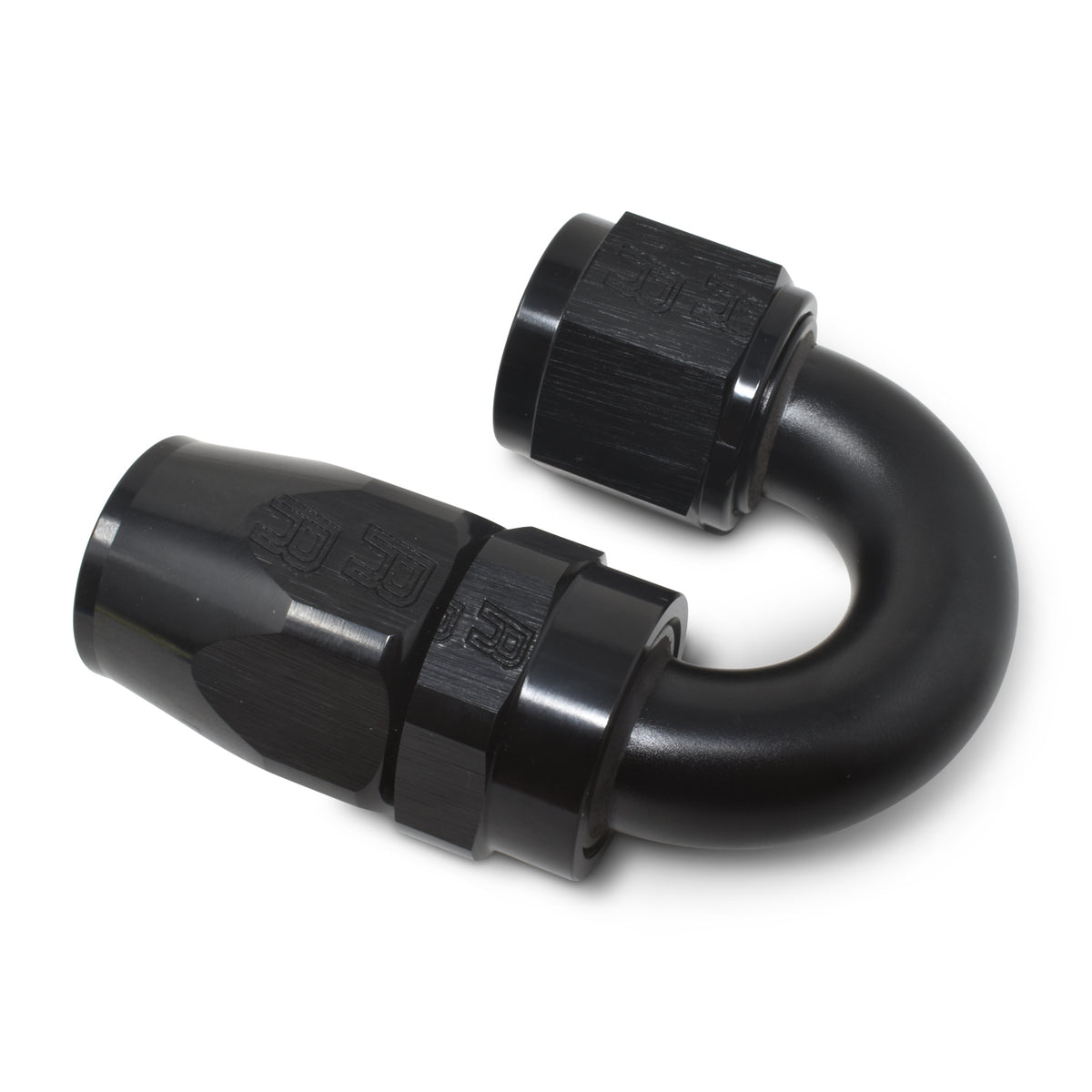 Russell Performance -10 AN Black 180 Degree Full Flow Swivel Hose End - 613525
