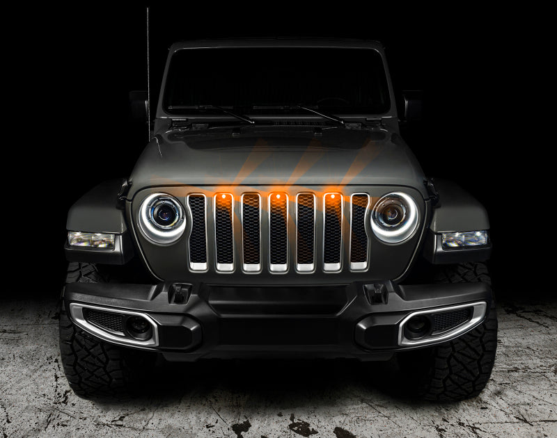 Oracle Pre-Runner Style LED Grille Kit for Jeep Gladiator JT - Amber SEE WARRANTY - 5871-005