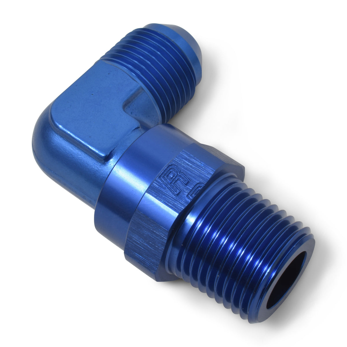 Russell Performance -10 AN 90 Degree Male to Male 1/2in Swivel NPT Fitting - 614110