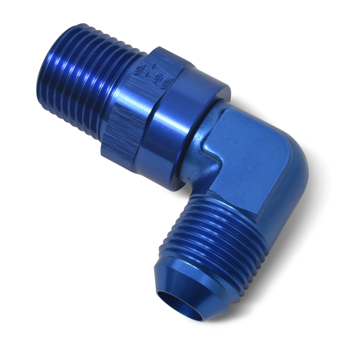 Russell Performance -8 AN 90 Degree Male to Male 1/2in Swivel NPT Fitting - 614128