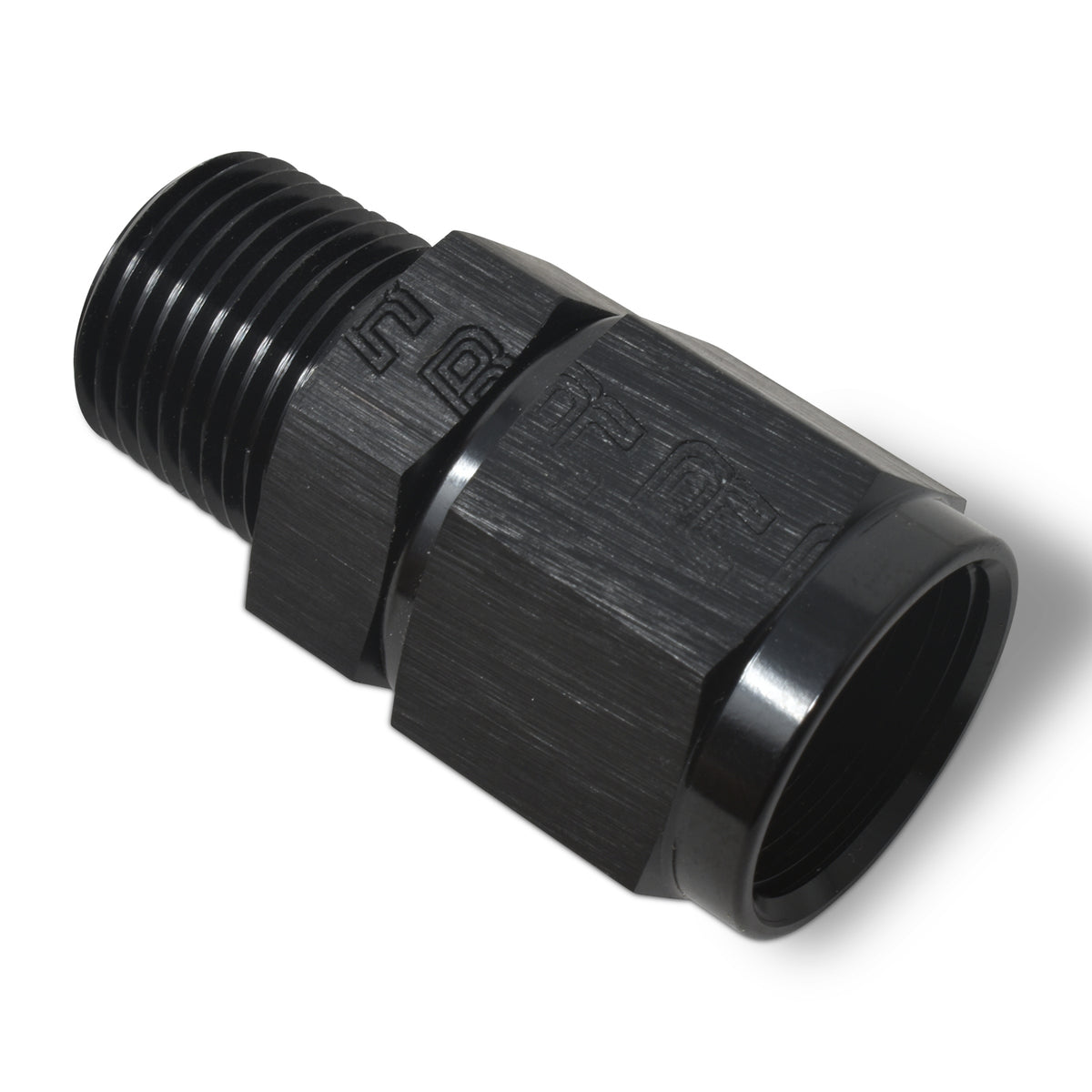 Russell Performance -4 AN Straight Female to 1/8in Male NPT Fitting (Black) - 614202