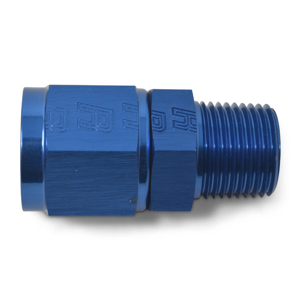 Russell Performance -6 AN Straight Female to 3/8in Male NPT Fitting - 614226 - front view