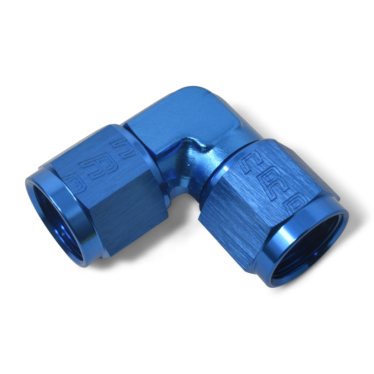 Russell Performance -6 AN 90 Degree Female AN to Female AN Fitting - 614506