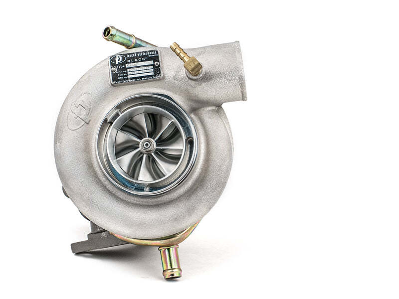 Forced Performance Subaru STi/WRX Black Turbo 84mm Black Housing Internal WG w/Oil Line (D/S Only) - 2025150-0502010
