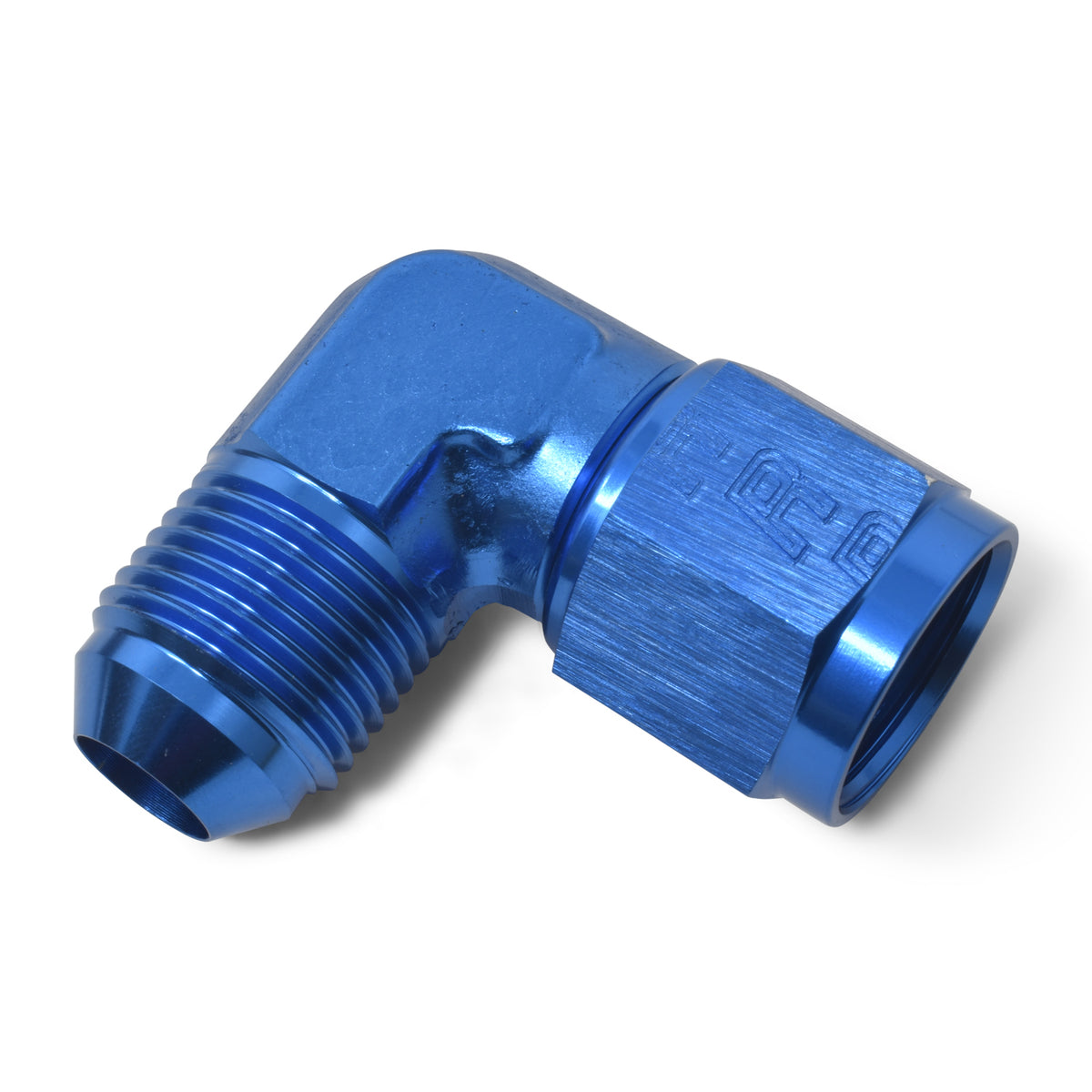 Russell Performance -6 AN 90 Degree Male AN to Female AN Fitting - 614806