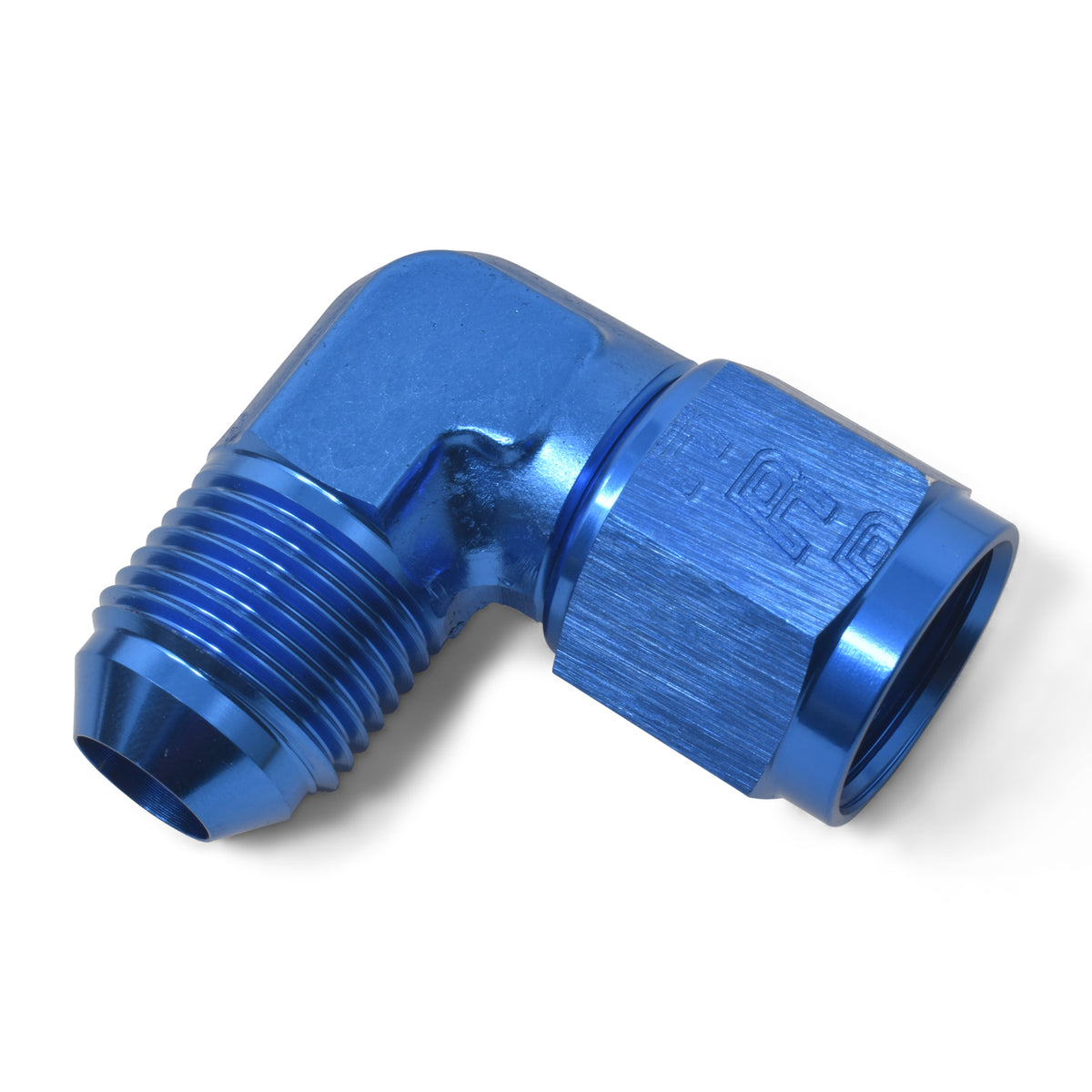 Russell Performance -8 AN 90 Degree Male AN to Female AN Fitting - 614808