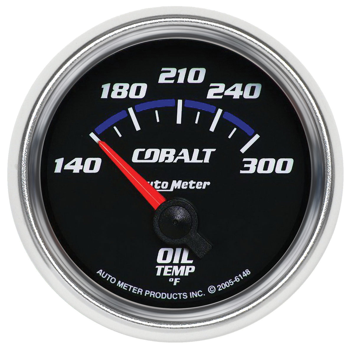 Autometer Cobalt 2 1/6in 140-300 Degree F Oil Temprature Gauge - 6148