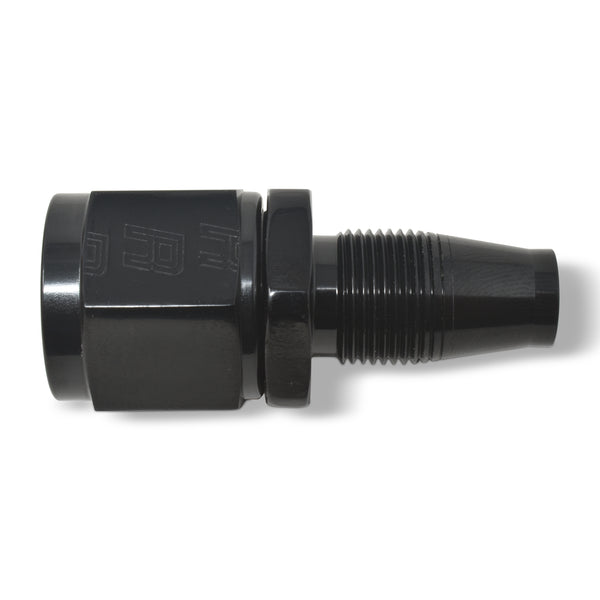 Russell Performance -10 AN Straight Hose End Without Socket - Black - 615043 - front view
