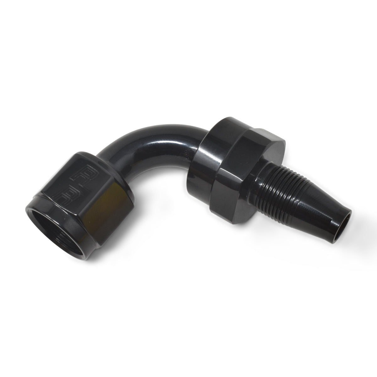 Russell Performance -8 AN 90 Degree Hose End Without Socket - Black - 615173